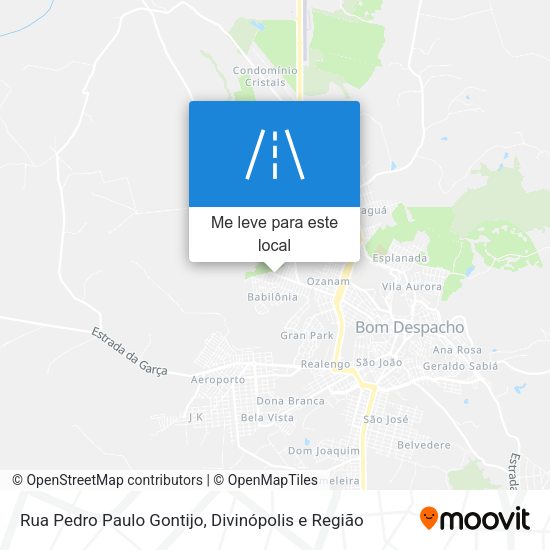 Rua Pedro Paulo Gontijo mapa