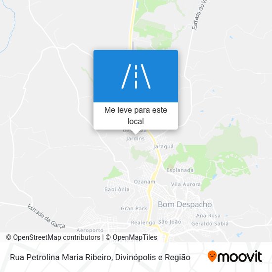 Rua Petrolina Maria Ribeiro mapa