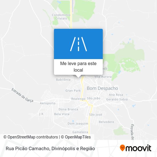 Rua Picão Camacho mapa