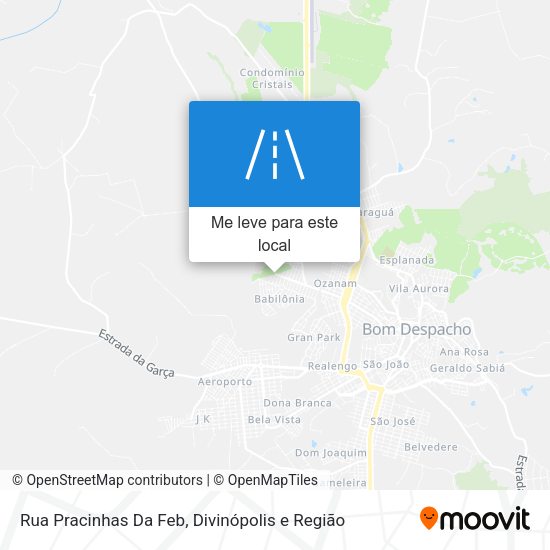 Rua Pracinhas Da Feb mapa