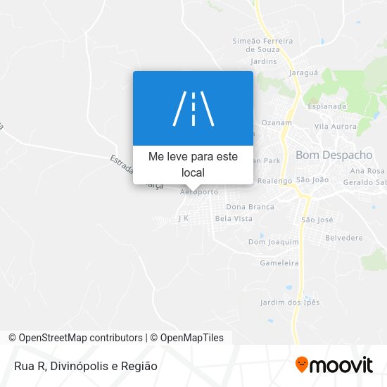 Rua R mapa