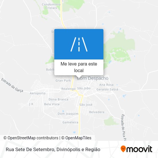 Rua Sete De Setembro mapa