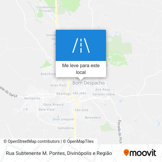 Rua Subtenente M. Pontes mapa