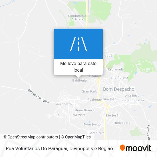 Rua Voluntários Do Paraguai mapa