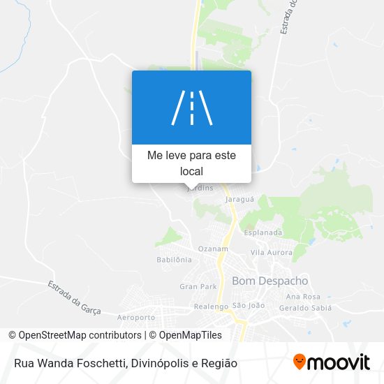 Rua Wanda Foschetti mapa