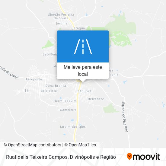 Ruafidelis Teixeira Campos mapa