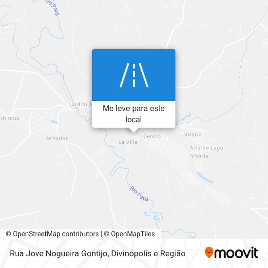 Rua Jove Nogueira Gontijo mapa