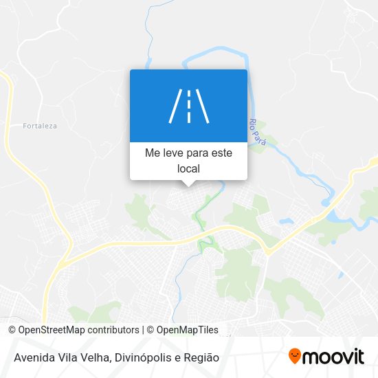 Avenida Vila Velha mapa