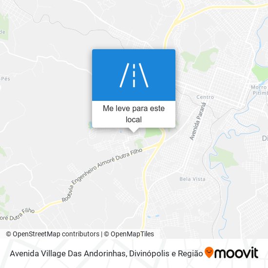 Avenida Village Das Andorinhas mapa