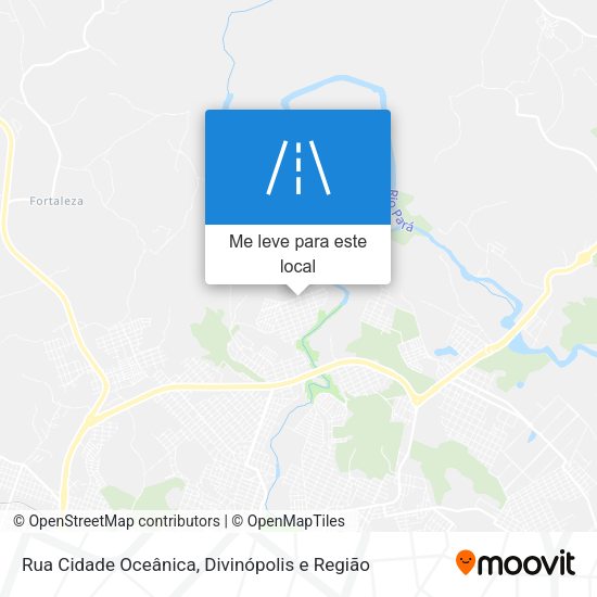 Rua Cidade Oceânica mapa