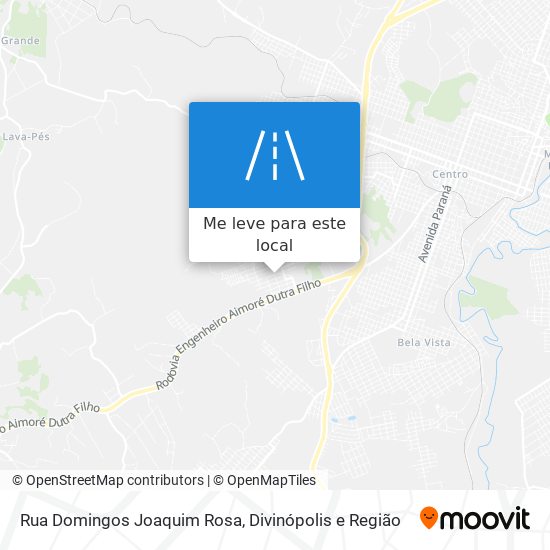 Rua Domingos Joaquim Rosa mapa