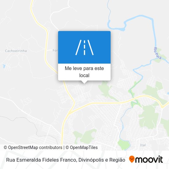 Rua Esmeralda Fideles Franco mapa