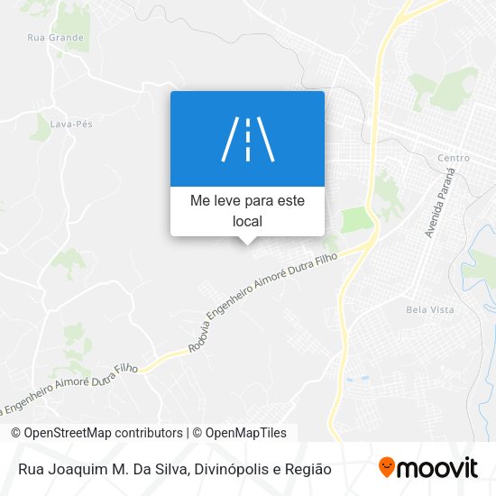 Rua Joaquim M. Da Silva mapa