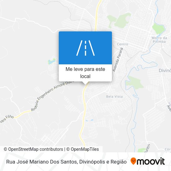 Rua José Mariano Dos Santos mapa