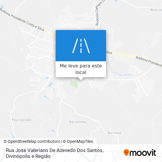 Rua José Valeriano De Azevedo Dos Santos mapa