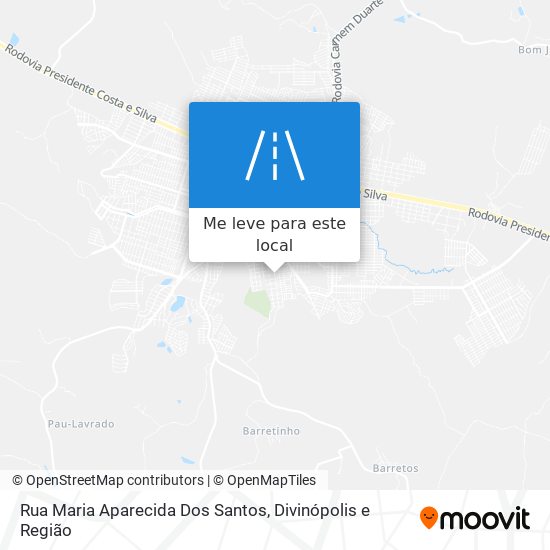 Rua Maria Aparecida Dos Santos mapa