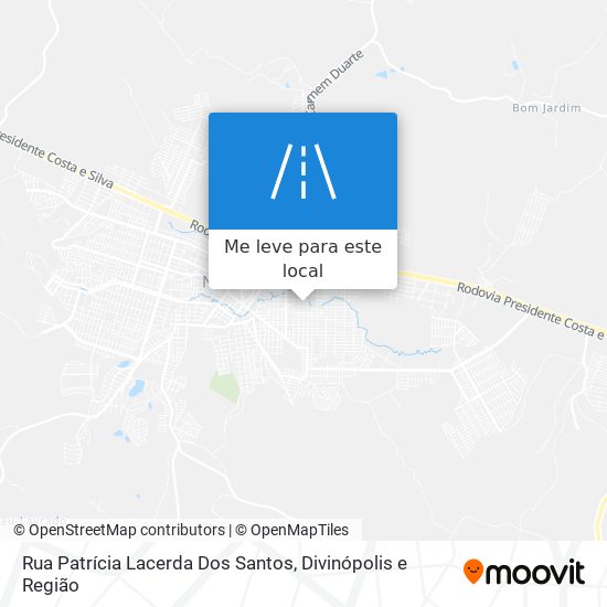 Rua Patrícia Lacerda Dos Santos mapa