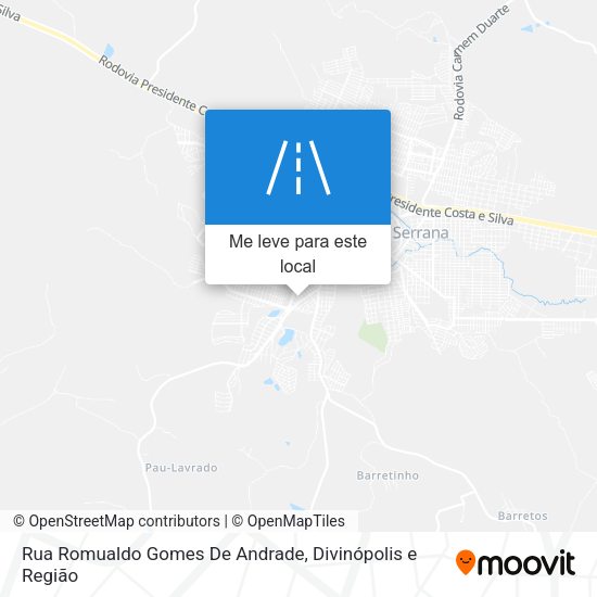 Rua Romualdo Gomes De Andrade mapa