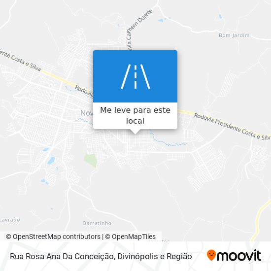 Rua Rosa Ana Da Conceição mapa