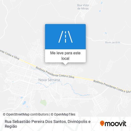 Rua Sebastião Pereira Dos Santos mapa