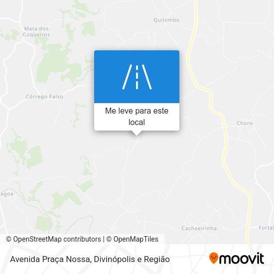 Avenida Praça Nossa mapa