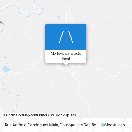 Rua Antônio Domingues Maia mapa