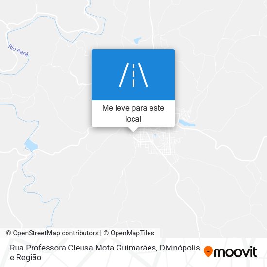 Rua Professora Cleusa Mota Guimarães mapa