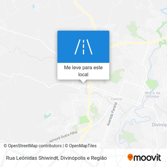 Rua Leônidas Shiwindt mapa