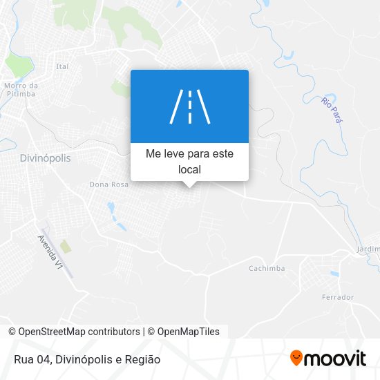Rua 04 mapa