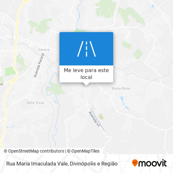 Rua Maria Imaculada Vale mapa