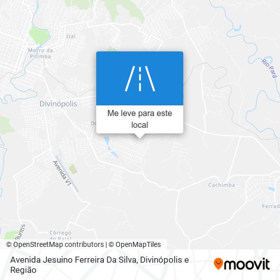 Avenida Jesuino Ferreira Da Silva mapa