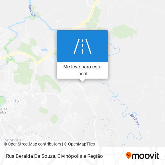 Rua Beralda De Souza mapa