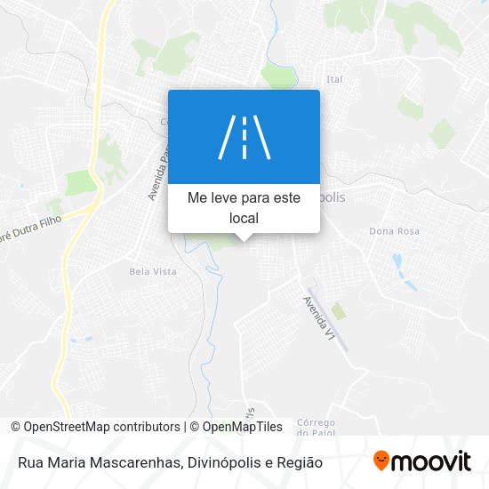 Rua Maria Mascarenhas mapa
