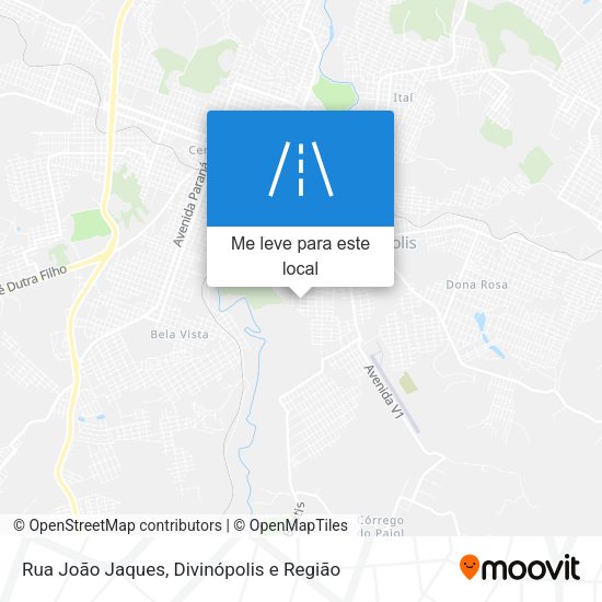 Rua João Jaques mapa