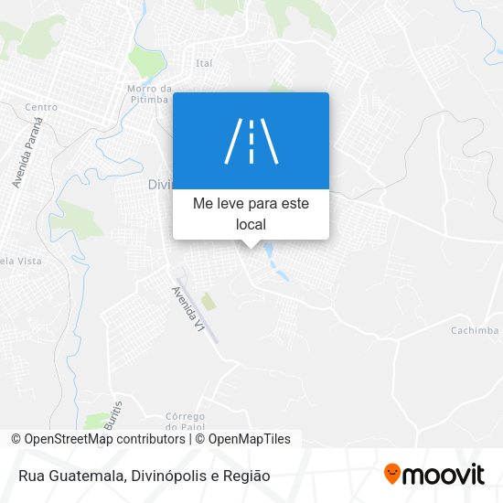 Rua Guatemala mapa