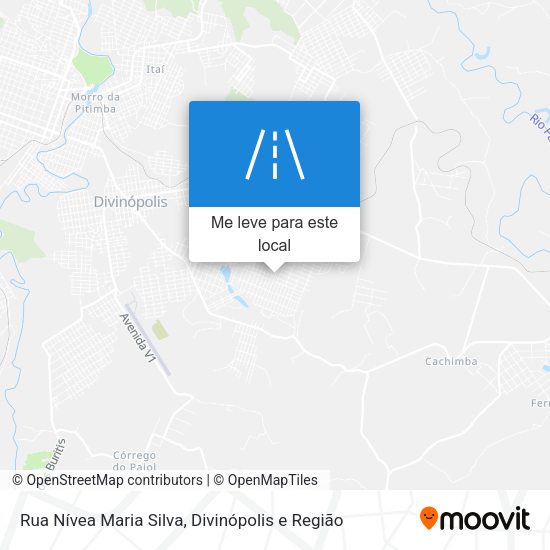 Rua Nívea Maria Silva mapa