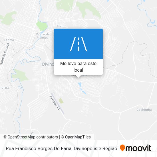 Rua Francisco Borges De Faria mapa