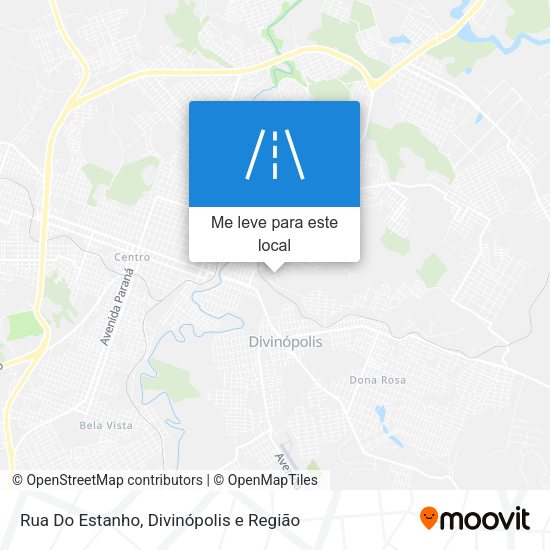 Rua Do Estanho mapa