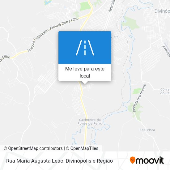 Rua Maria Augusta Leão mapa