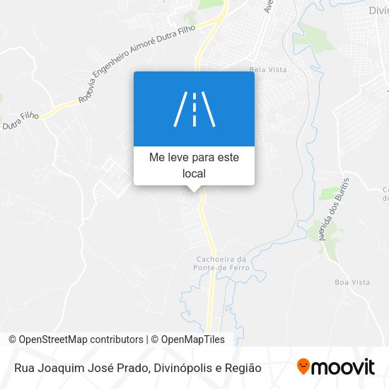 Rua Joaquim José Prado mapa