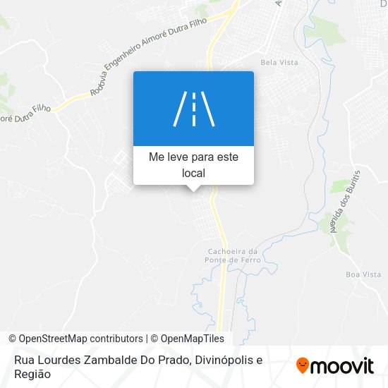 Rua Lourdes Zambalde Do Prado mapa