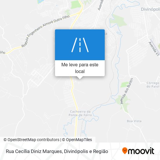 Rua Cecília Diniz Marques mapa