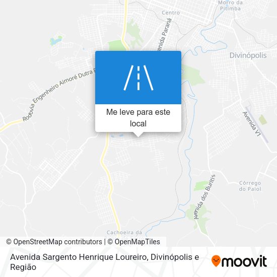 Avenida Sargento Henrique Loureiro mapa