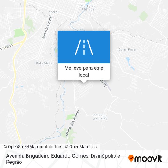 Avenida Brigadeiro Eduardo Gomes mapa