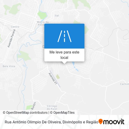 Rua Antônio Olímpio De Oliveira mapa