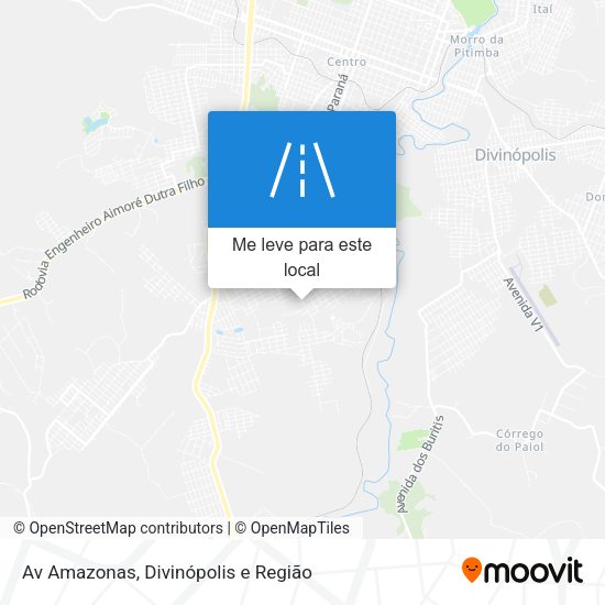 Av Amazonas mapa