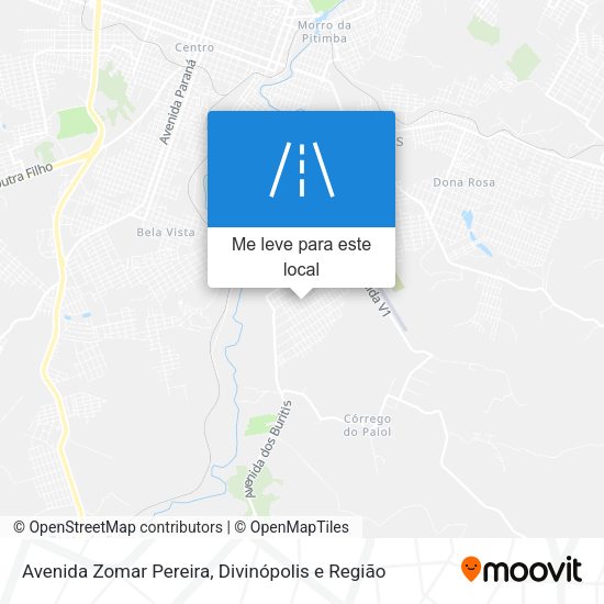 Avenida Zomar Pereira mapa