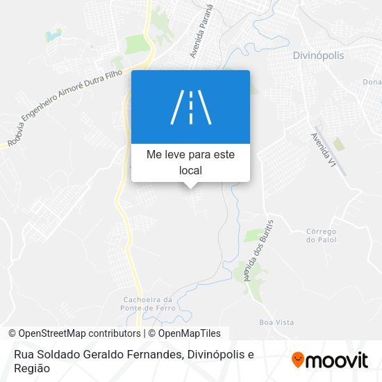 Rua Soldado Geraldo Fernandes mapa
