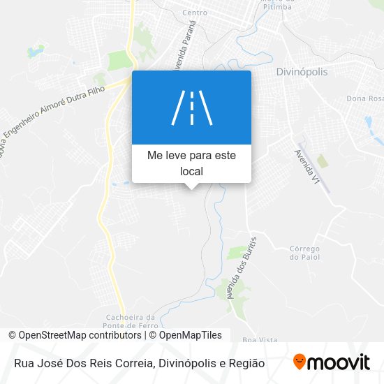 Rua José Dos Reis Correia mapa