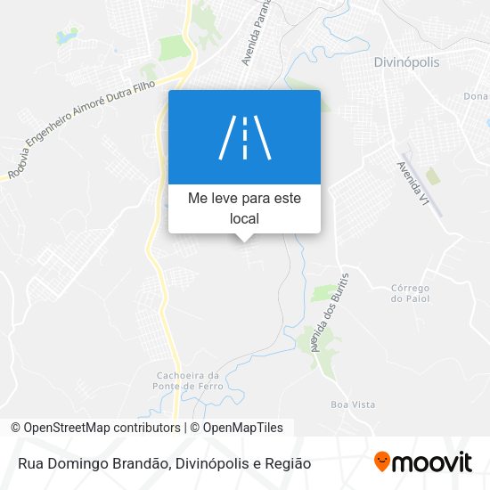 Rua Domingo Brandão mapa